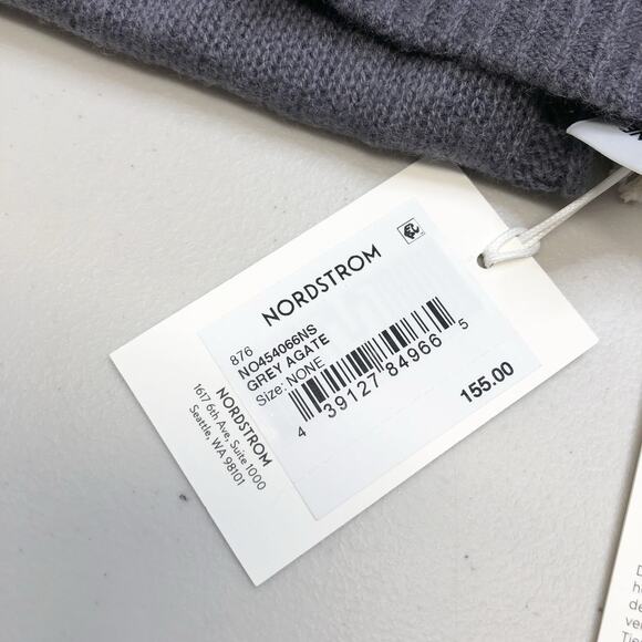 Grey Cashmere Wrap Nordstrom Rack Nordstrom Cashmere Scarf  Nordstrom 100% Cashmere Gray Wrap, Shawl Scarf 75x28 NWT MSRP 155$
